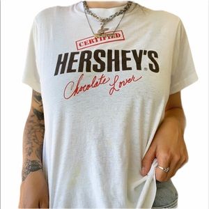 🍫 Vintage 80’s Hershey’s chocolate lover tee